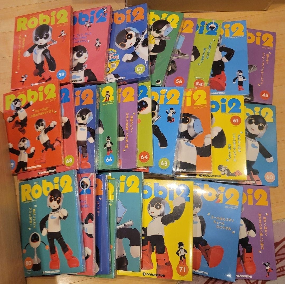 Robi2 ロビ2 の雑誌セット、26冊 ロビ2 週刊 デアゴスティーニ 本 2026