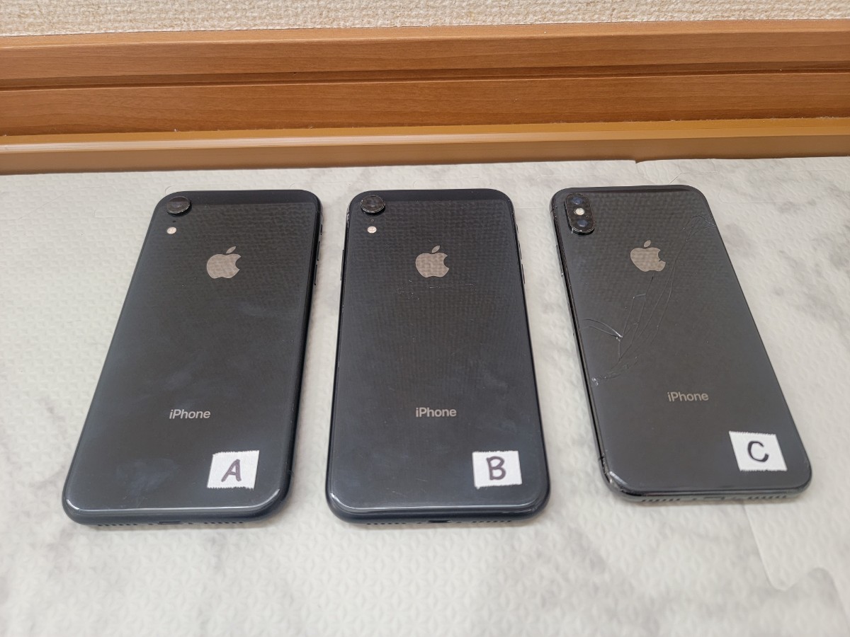 ジャンク iPhone iPad まとめて 全6台 iPhoneXR 2台/iPhoneX 1台 