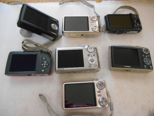 ♪ジャンク Fujifilm FinePix×7個 F100fd/JX300/JX400/JZ700/F70EXR