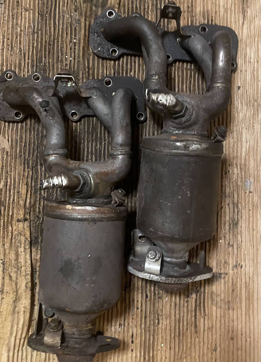 スバル ステラ RN1 エキマニ キャタライザー 触媒 2個セット.