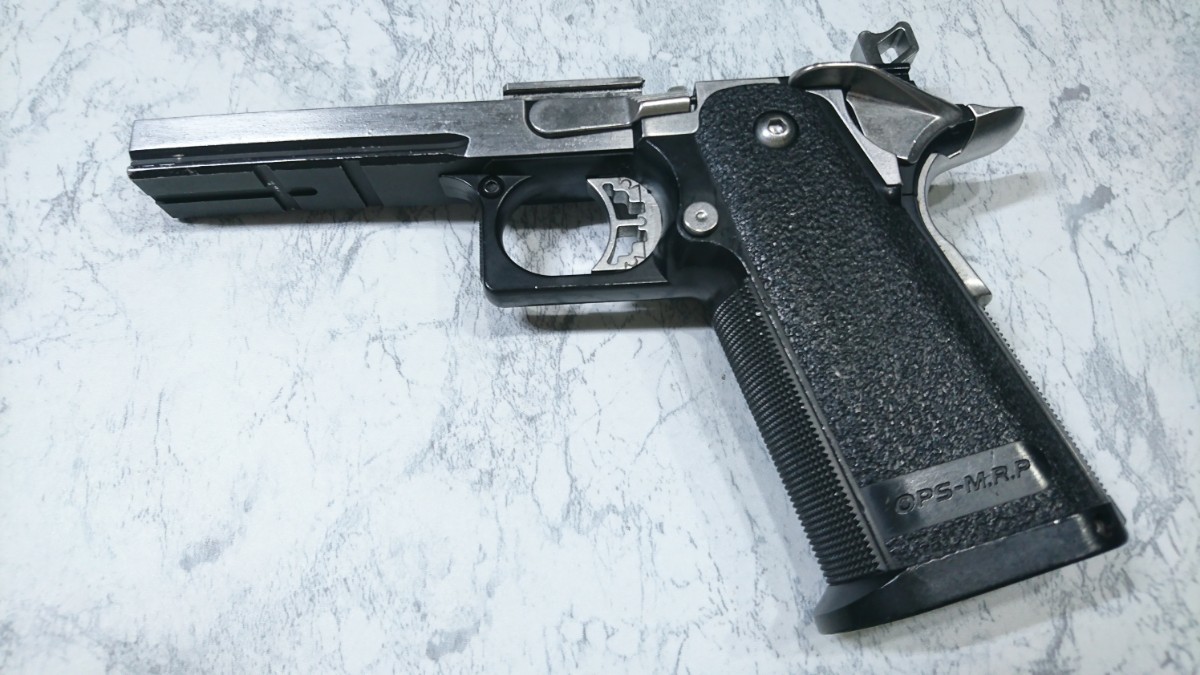 東京マルイ ハイキャパ4.3 デュアルステンレスモデル フレーム部 組み換え パーツ取 ガスブロ GBB 訳あり