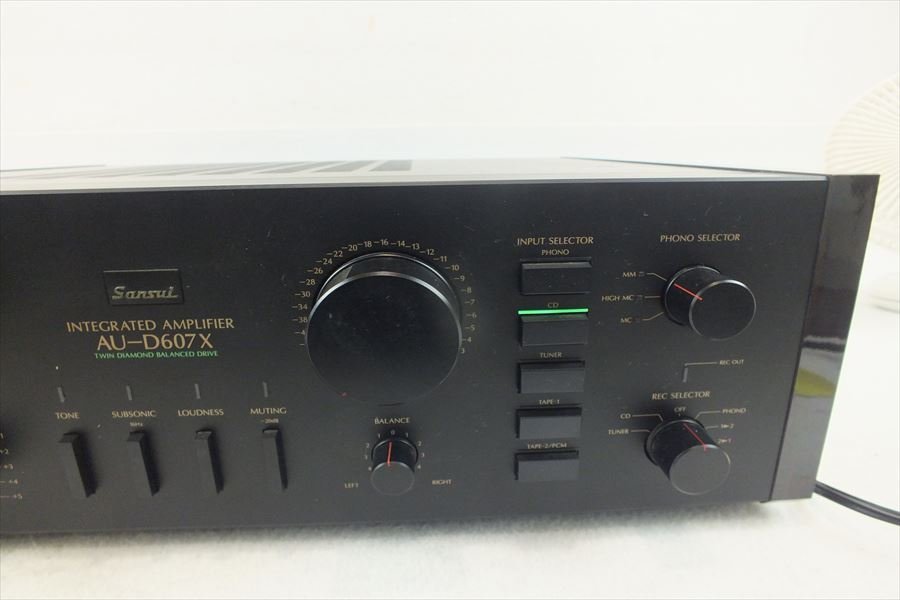 Sansui サンスイ AU-D607X DECADE プリメインアンプ オーディオ