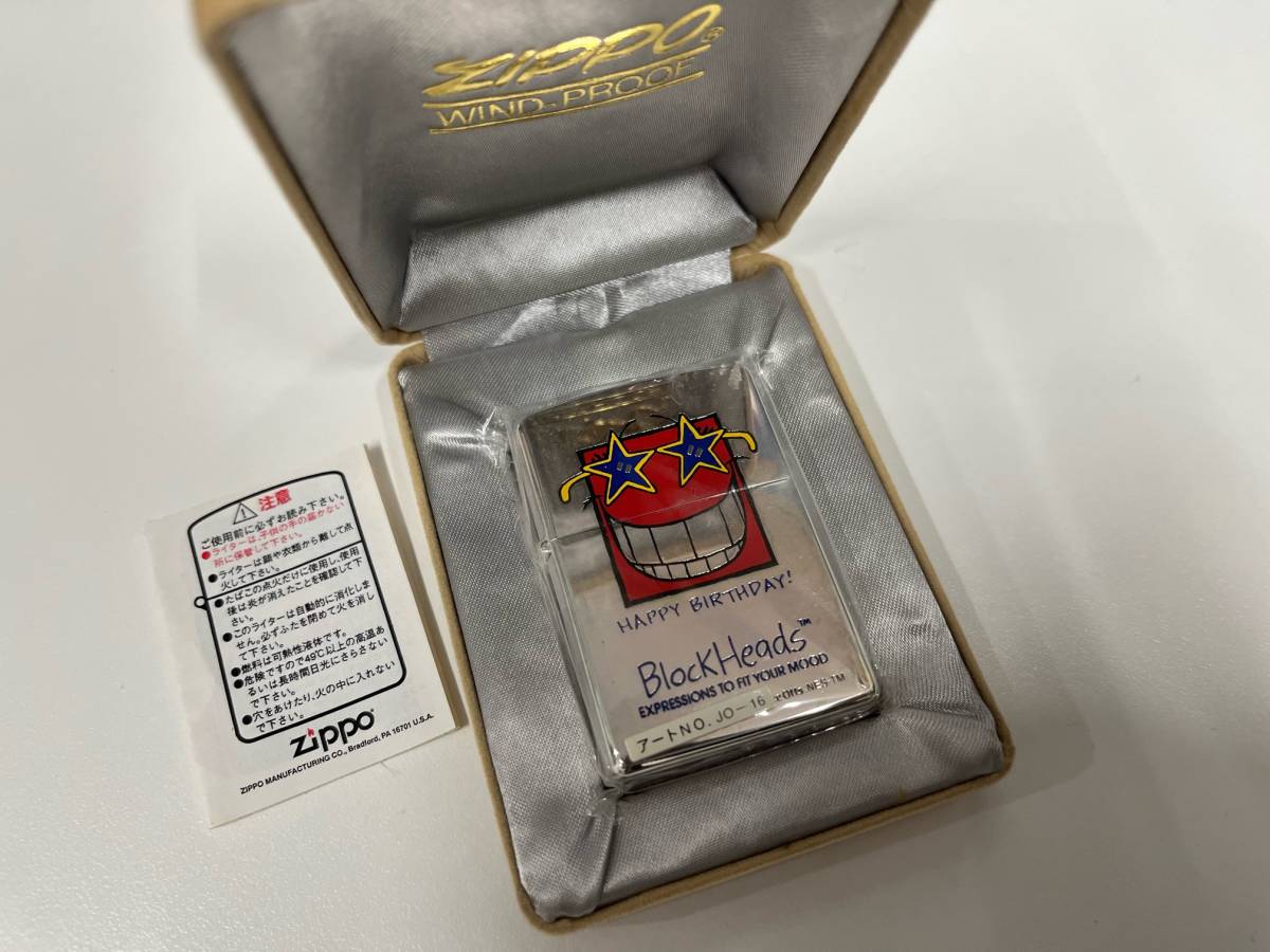 未使用 Zippo ジッポ オイルライター Block Heads アメリカ独立記念日 