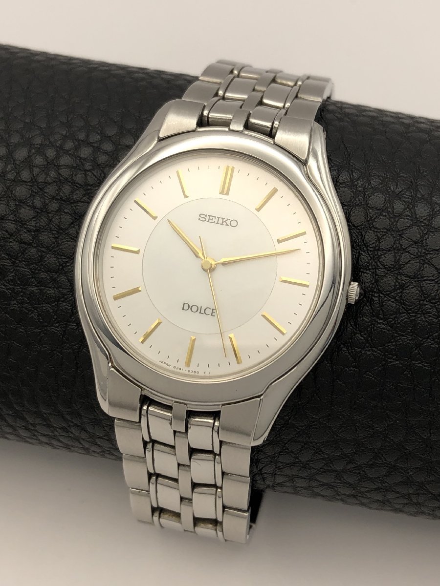 セイコー　SEIKO DOLCE 8J41-6030　クォーツ　腕時計　稼働品