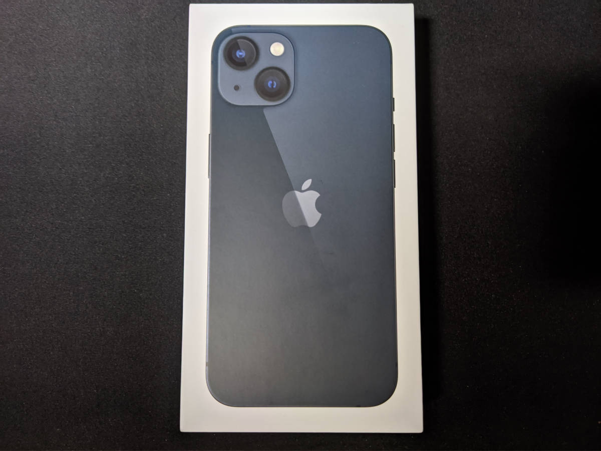 新品未使用 Apple iPhone 13 128gb ミッドナイト MLNC3J/A SIMフリー