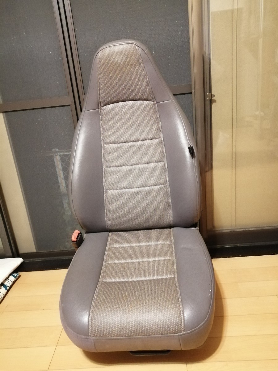 JEEP TJ ラングラー 助手席 左 シート 純正 グレー クライスラー 