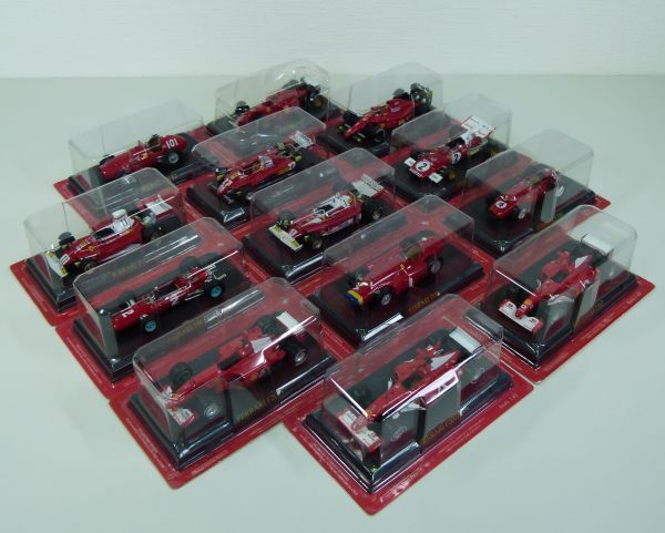 IM] アシェット 1/43 フェラーリ ミニカー コレクション 歴代 F1 13台