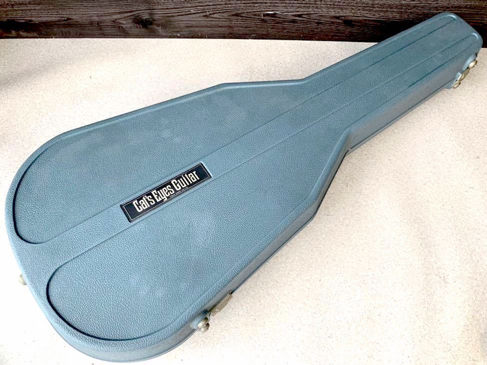 1円 送料無料 希少 Cat’s Eyes キャッツアイ ブルーハードケース ハードケース アコギ アコースティックギター用 ビンテージ ヴィンテージ
