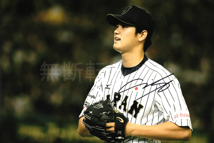 大谷翔平 WBC 日本代表 侍ジャパン/エンゼルス 直筆サインフォト/写真
