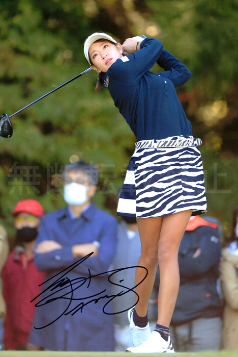 原 英莉花 直筆サイン入りフォト 女子 プロゴルファー 原 英莉花 直筆