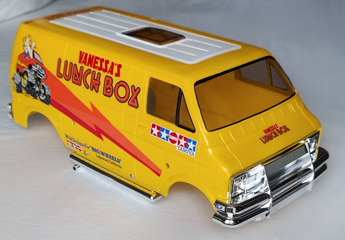 タミヤ　CW－01 ランチボックス　ボディ　使用済みボディを再塗装　パーツやステッカーは新品使用　塗装組立て後は未使用　送料無料