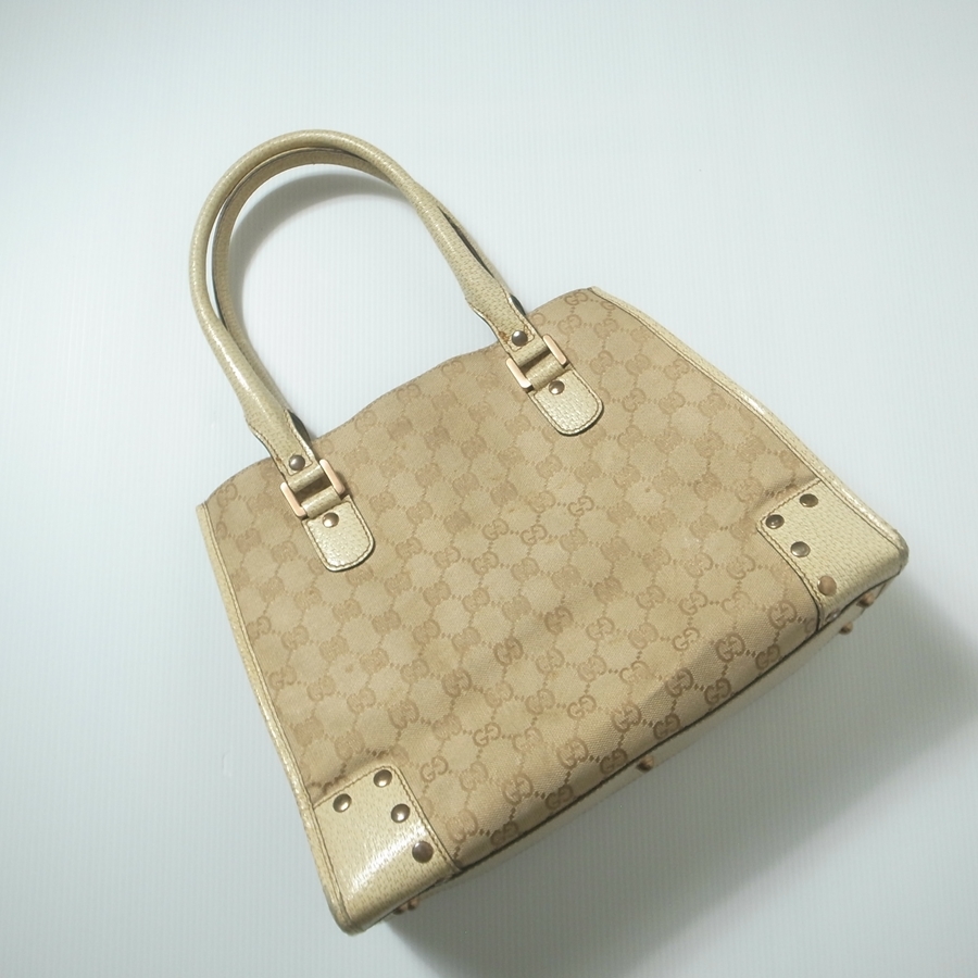 イタリア製 GUCCI グッチ GG柄 ハンドバッグ / トートバッグ ブランド 