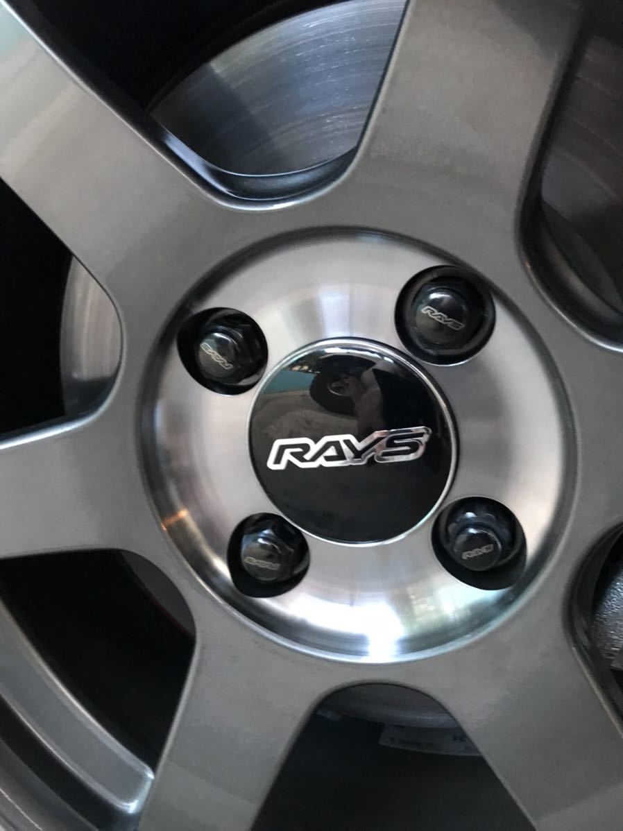 RAYS レイズ センターキャップ ブラック te37 SL SONIC SAGA センター