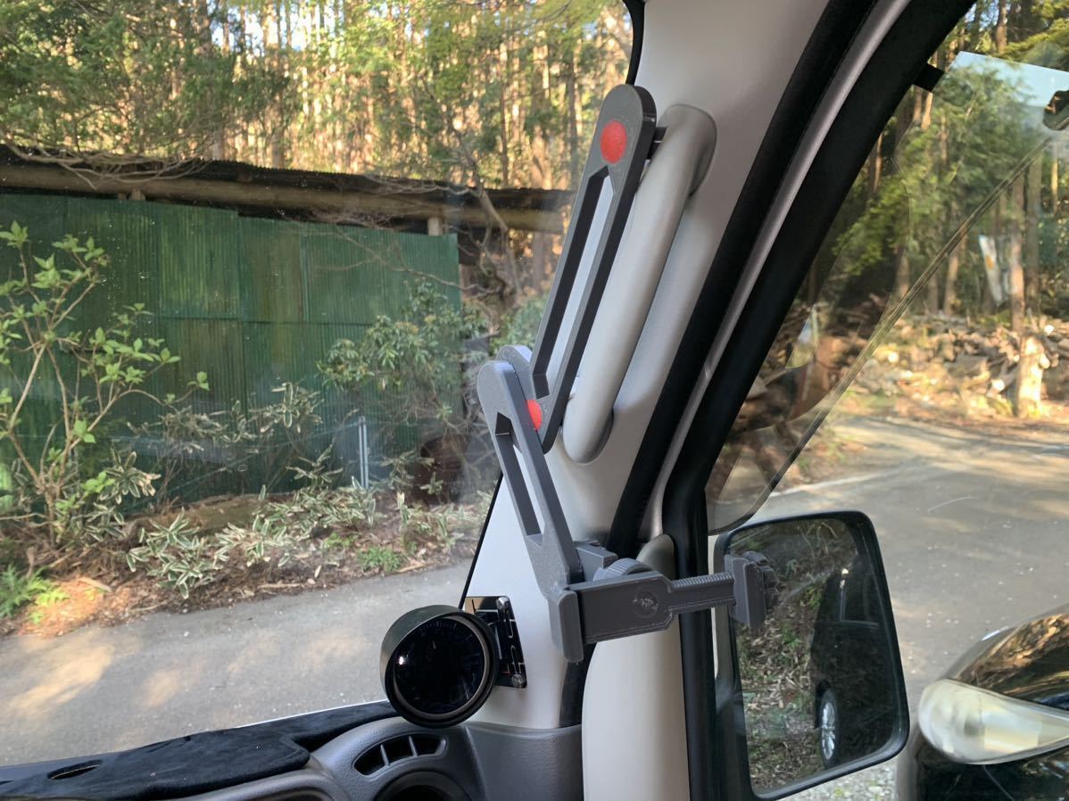 DA17 エブリイ スマートフォン ホルダー DR17 DS17 DG17 灰