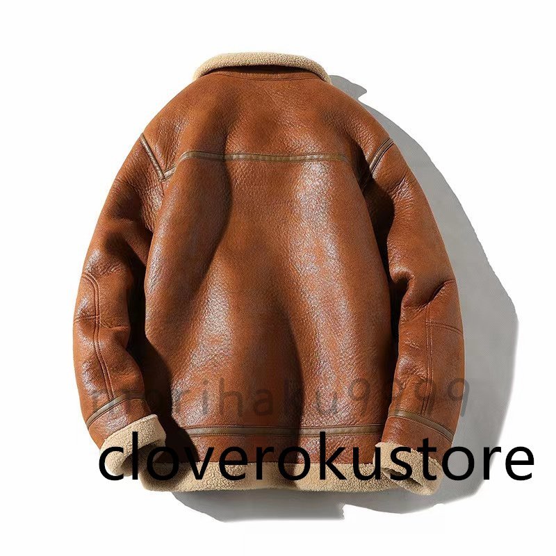 ○定価12万 新品 ムートンコート メンズ シープスキン フライト