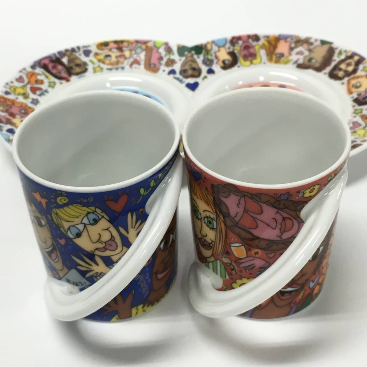 JAMES RIZZI ペア カップ＆ソーサー / ローゼンタール /限定品 S-108 JAMES RIZZI ペア カップ＆ソーサー / ローゼンタール / 食器