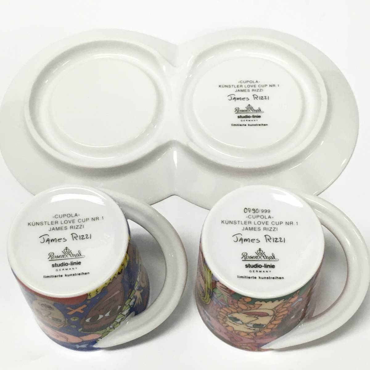 S-108 JAMES RIZZI ペア カップ＆ソーサー / ローゼンタール / 食器