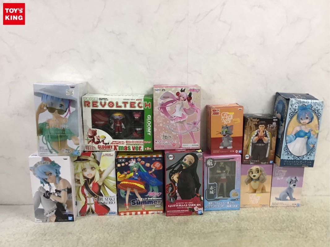 1円〜 同梱不可 ジャンク EXQフィギュア等 ソードアートオンライン、バンドリ、初音ミク、鬼滅の刃 他