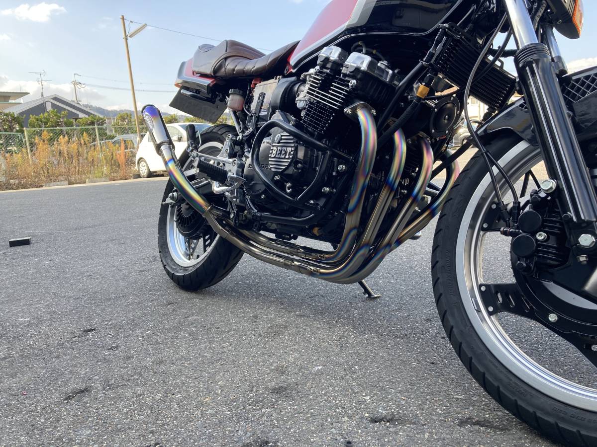 CBX400f サタケチタンマフラー45φ ノーカット CBX400f サタケチタンマフラー45φ ノーカット CBX400f サタケチタン