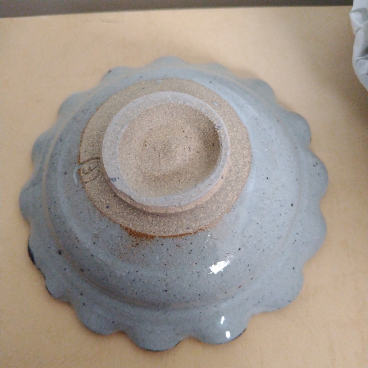 辻嘉一特選和食器揃用の美☆絵唐津輪花皿