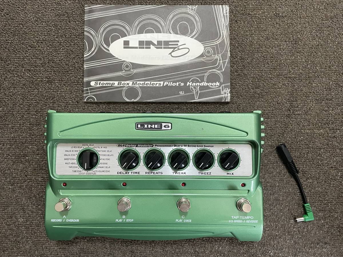 LINE6 DL4 デジタルディレイ 変換アダプター、説明書付き 楽器、器材