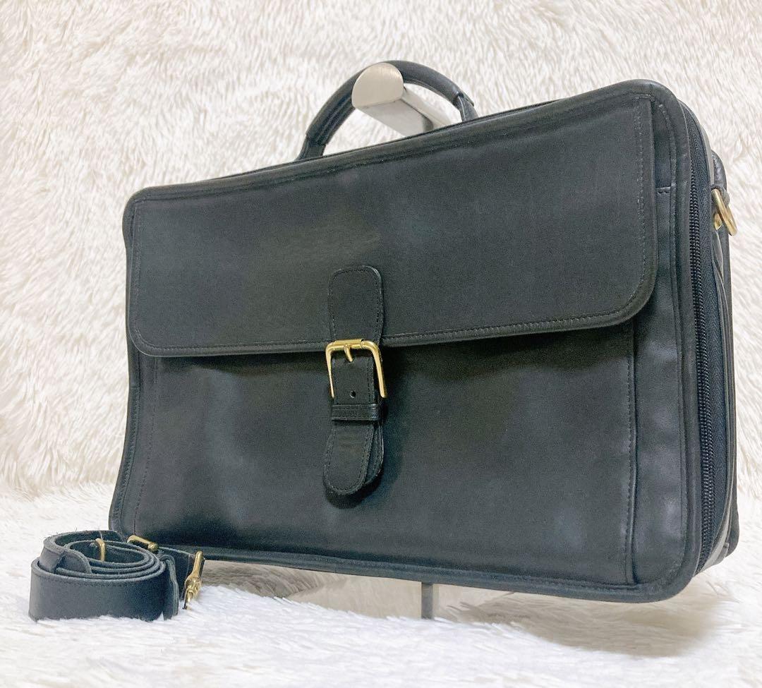美品COACH オールドコーチ ビジネスバッグ 2way 0537 ビジネスバッグ