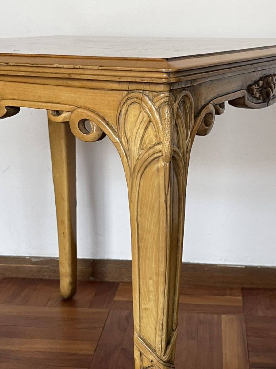 イタリアMedea社のアール・ヌーヴォー様式ローテーブル サイドテーブル