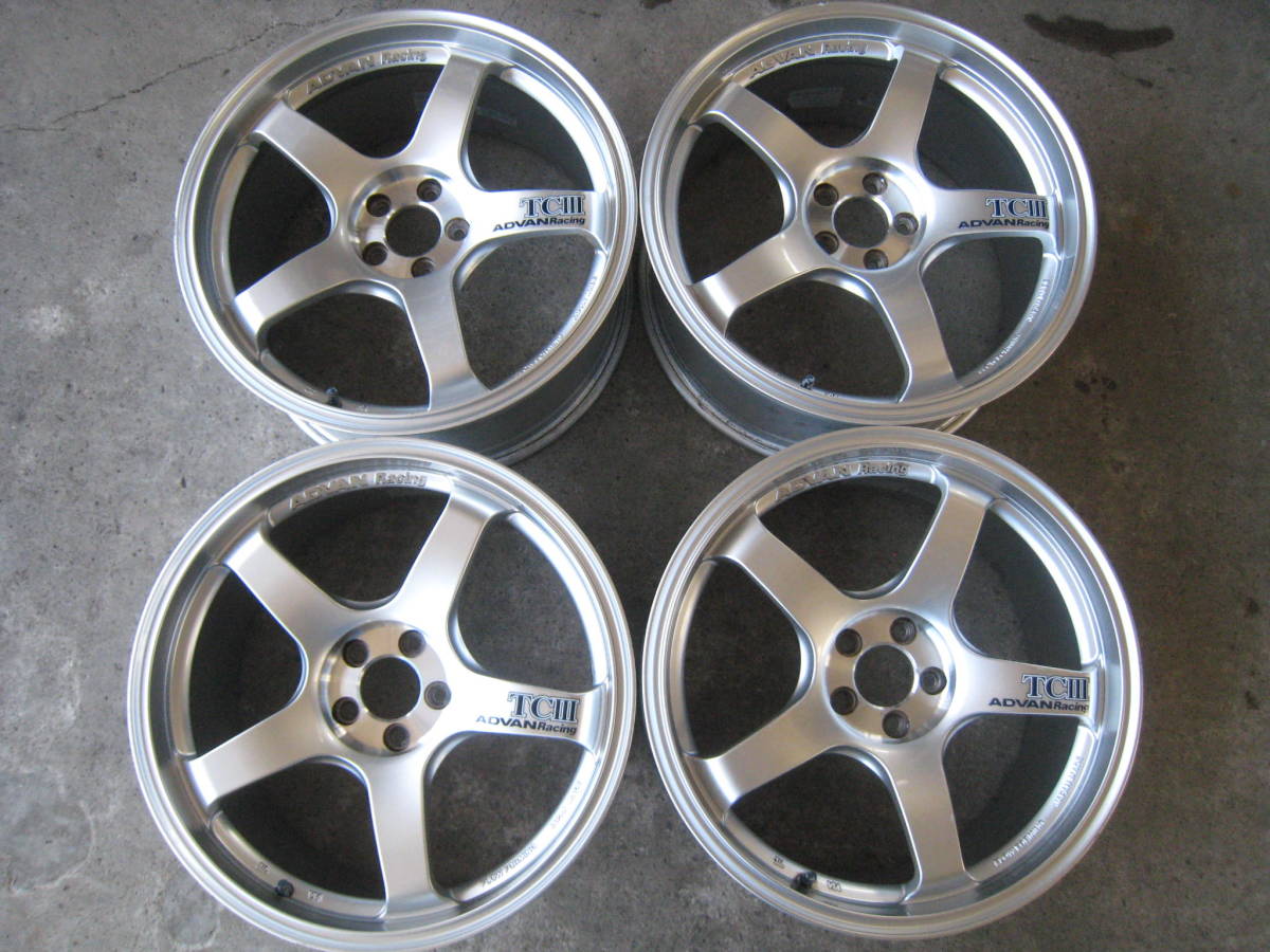 ヨコハマ ADVAN Racing TC3 アドバンレーシング 18×8.5J +45 PCD100 5H 