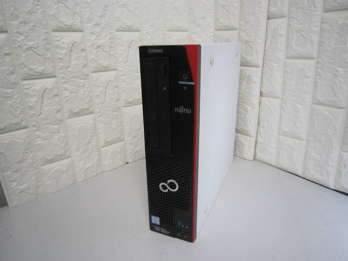 6289☆FUJITSU ESPRIMO D588/CX Core i3 8100 HDD/無 メモリ/4GB BIOS 