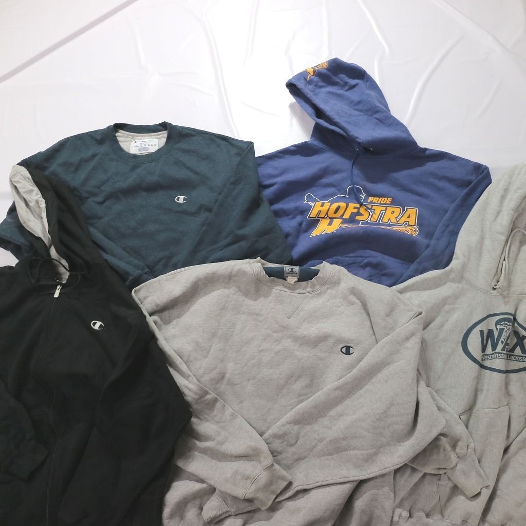 ★ 訳あり 20枚 スウェットMIX セット チャンピオン プリント 含む ( メンズ ) まとめ売り 古着卸 最落なし 1円スタート W1372