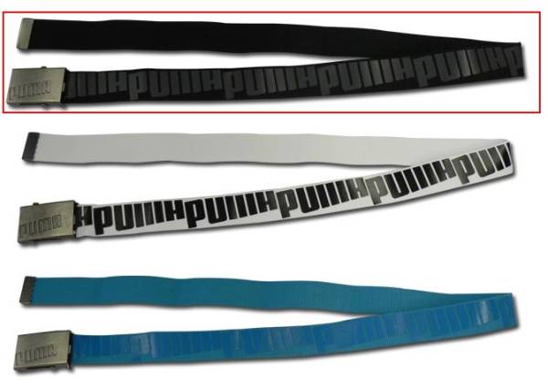 即決500円★PUMAファンダメンタルスウェビングベルト　ブラック_2