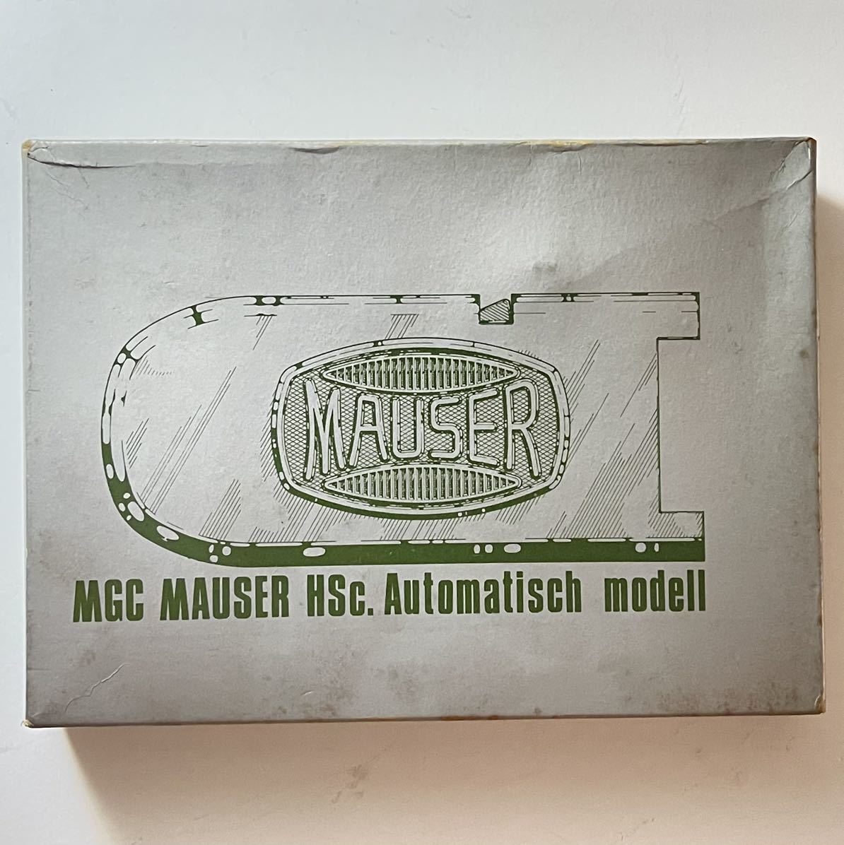 空箱 のみ】mgc mauser HSc マウザー モーゼル モデルガン 用 紙箱 箱 