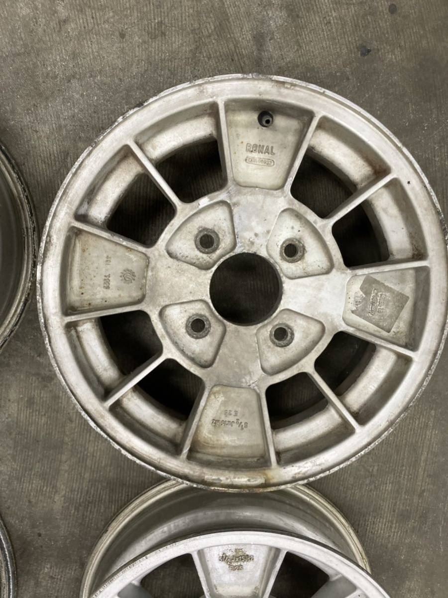 空冷ビートル 空冷vw 空冷ワーゲン ロナールアルミホイール 当時物 914 