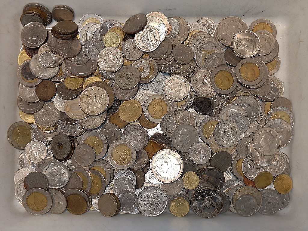 【1円スタート】タイ　バーツ硬貨他　おまとめ　約2.3㎏