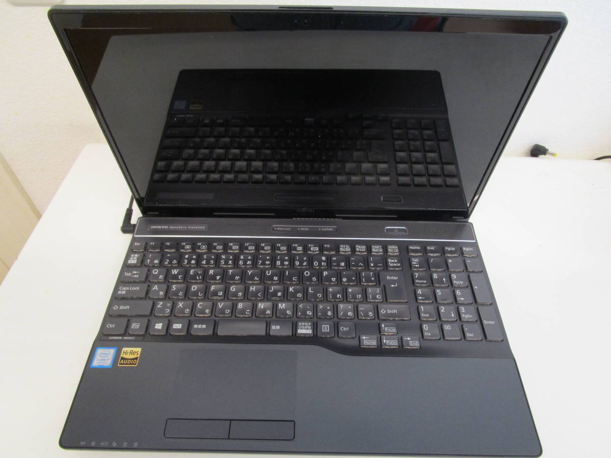 ジャンク品 富士通AH53/C2 i7 第8世代/メモリーなし HDDなし 15.6型LED