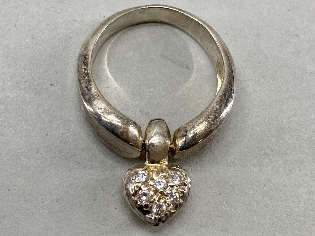 Folli Follie フォリフォリ SILVER 925 750 K18 ネックレス リング 
