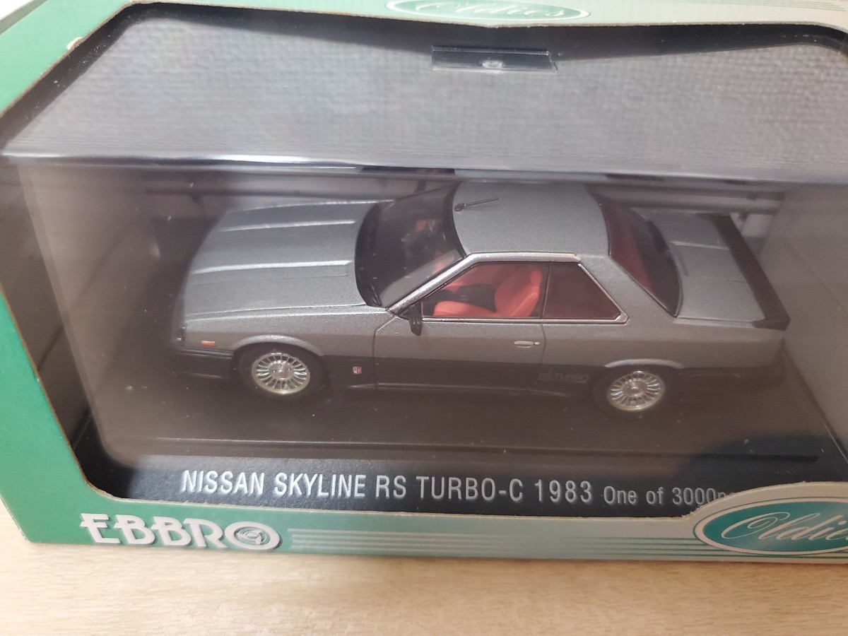 新品 3000個限定品 1/43 エブロ No.255 NISSAN SKYLINE RS TURBO C