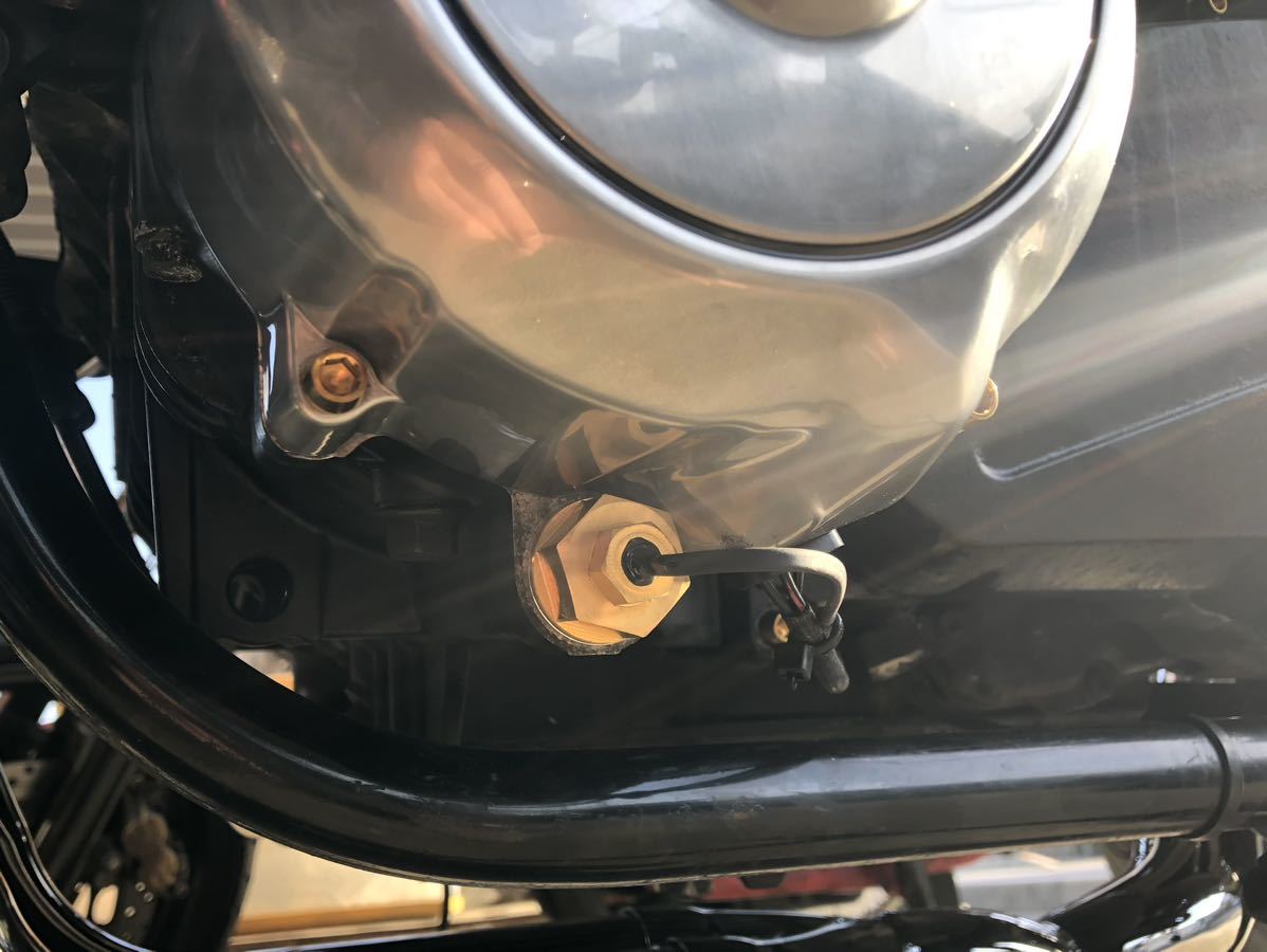 ゼファー400 / χ ヨシムラ プログレス2 油温 センサー 取り出し セット ゼファー400 / χ ヨシムラ プログレス2 油温 センサー 取り出し セット