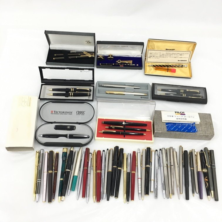 【BHAA4002】万年筆・ボールペン・シャーペン おまとめ パーカー/クロス/パイロット/セーラーなど