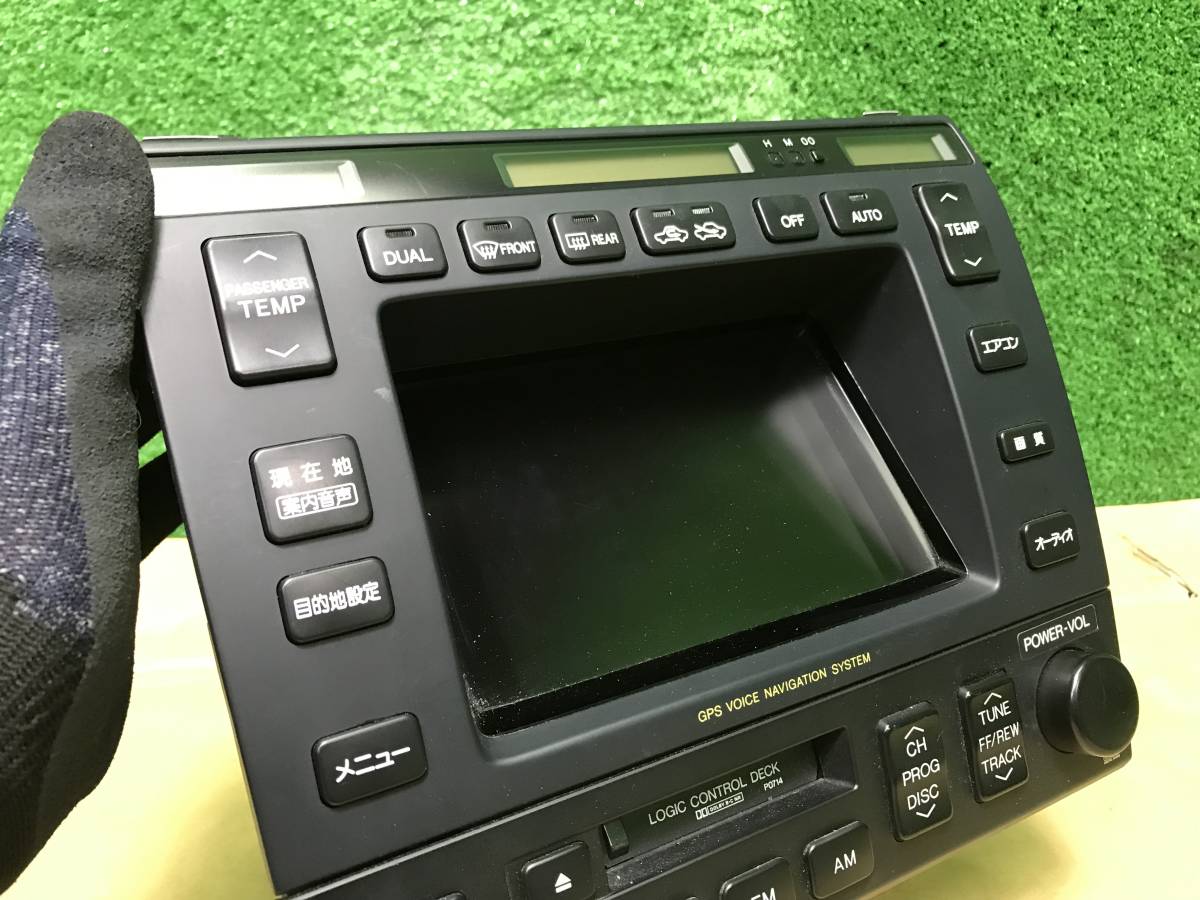 UCF31 30 セルシオ 前期 純正マルチモニター ナビゲーション SET 中古