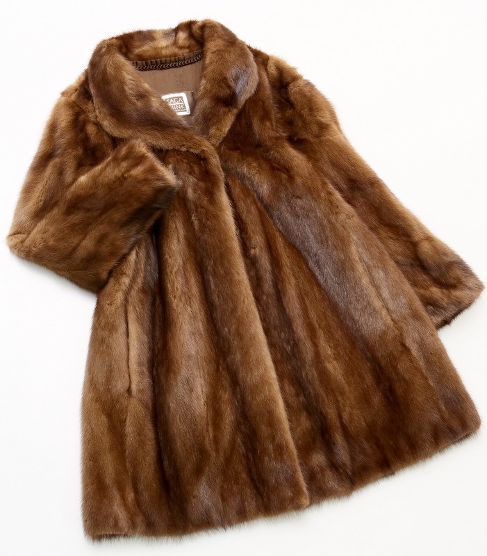 SAGA サガミンク MINK 女優襟 銀タグ ! GN9916#SAGA MINK/サガミンク