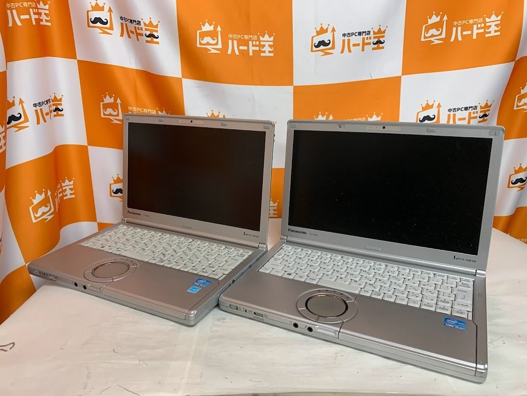 【ハード王】2台セット Panasonic CF-NX4EDHCS・CF-NX3GDHCS/i5-5300U・i5-4300U/8GB/ストレージ無/バイオスOK/2291-H32