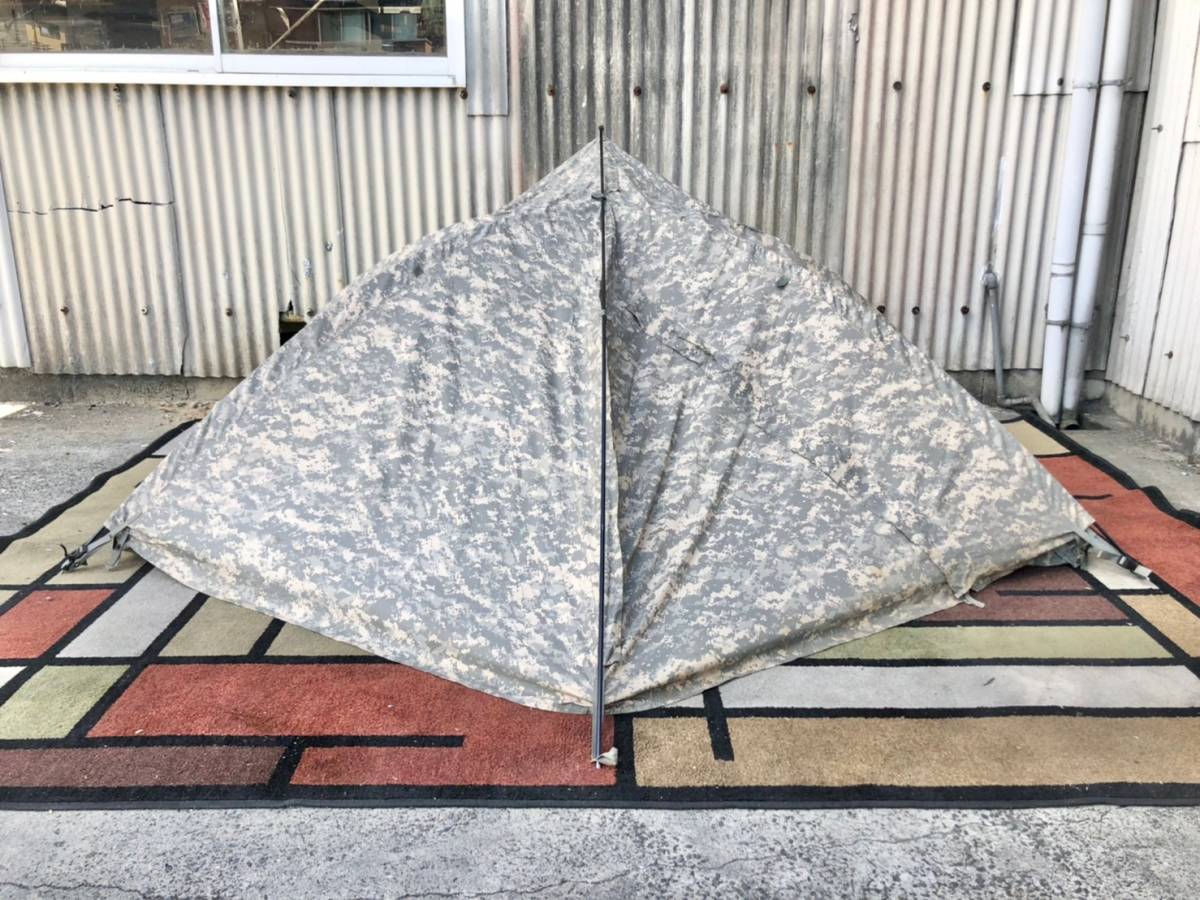 米軍放出品&frasl;美品☆未使用品 米軍 実物 Improved : Shelter Combat Military US 0 米軍改良型コンバットシェルターテント Surplus Tent 一人用テント コンバットテント フライシート付