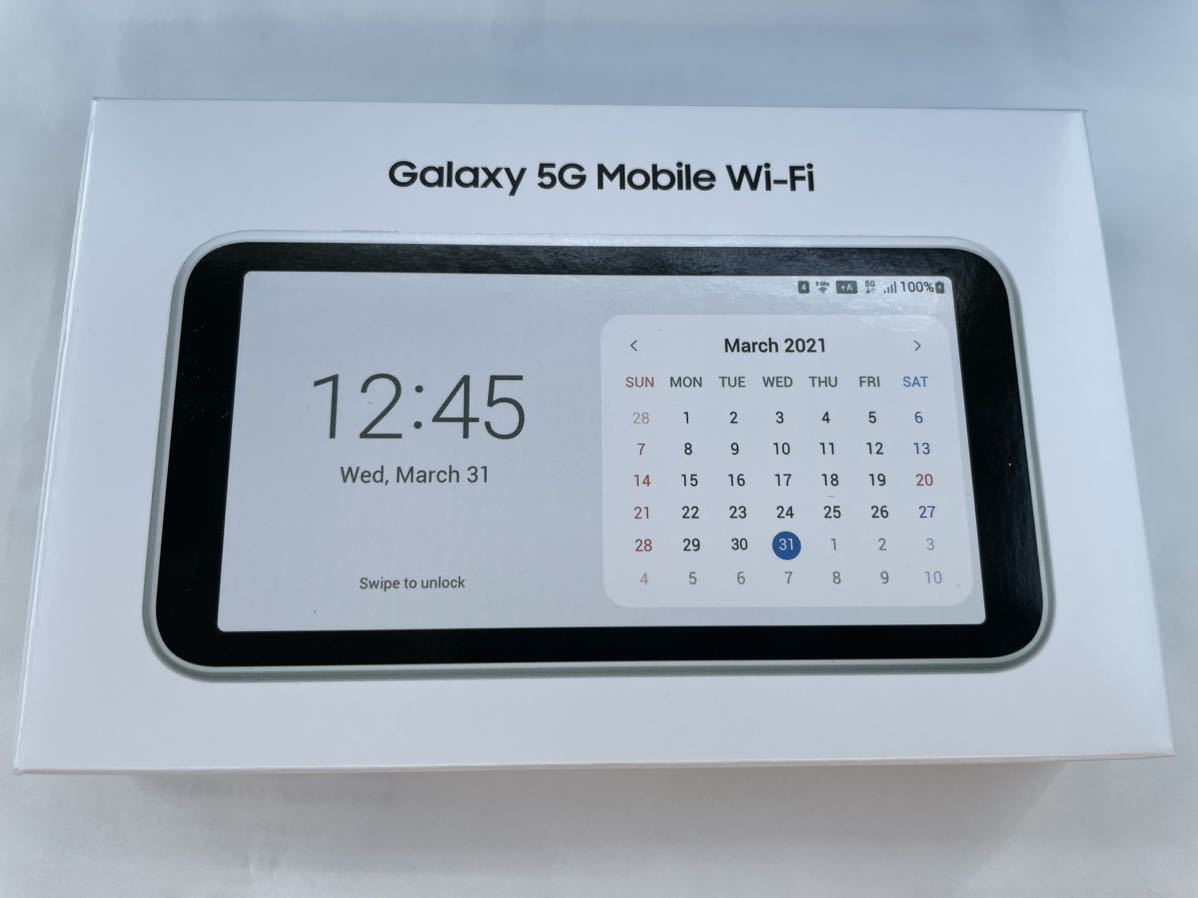 Galaxy 5G Mobile Wi-Fi Samsung SCR01 WiMAX モバイルルーター ほぼ未