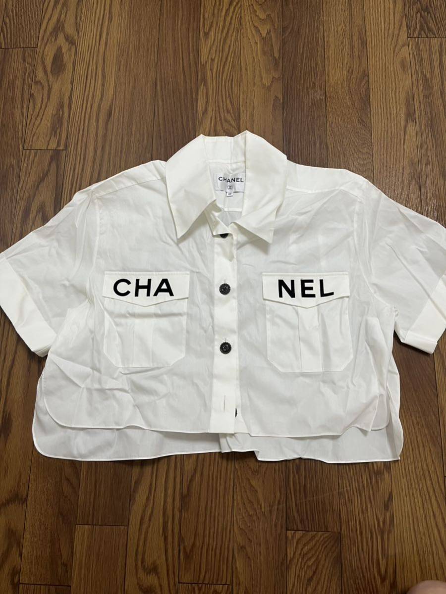 CHANEL シャネル コットン半袖シャツ P61148V38915 レディース 42 