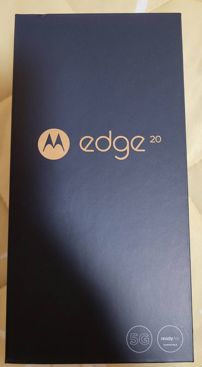 中古品 motorola edge 20 6.7インチ メモリー6GB ストレージ128GB フロストオニキス 国内版 5G デュアルSIM DSDV カメラ1億画素