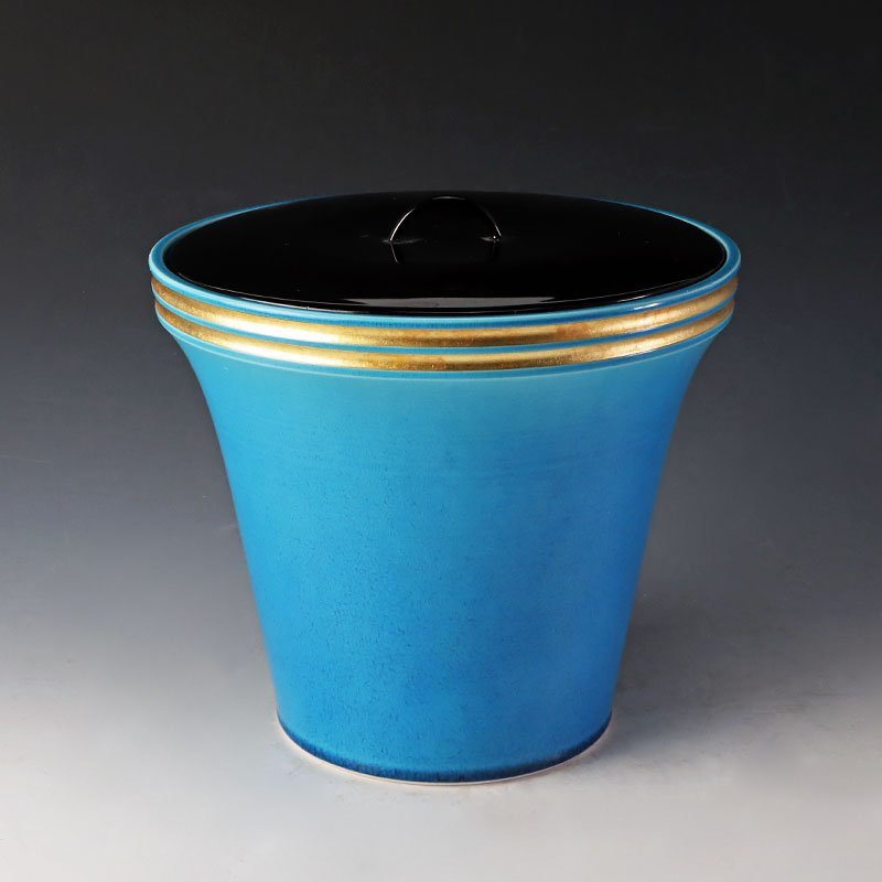 二代中村翠嵐 浅黄交趾牡丹唐草 皆具 共箱 共布 茶道具 保証品 - メルカリ