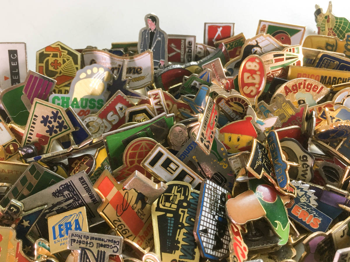 集めたくなる フランスピンバッジ200個セットまとめ売りヴィンテージ 5