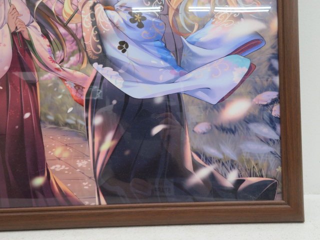 中古品○絵師100人展 複製原画 『夕桜 -ゆうざくら- ピロ水』○74R