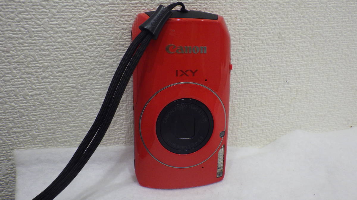 8322】 ☆夏のカメラ祭り☆ Canon キャノン IXY 30S レッド 外観は比較的
